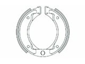 Bremsbacken hinten Polini MBK Booster / Jog R