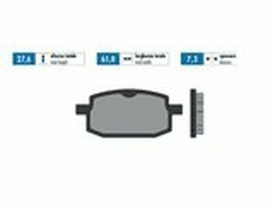 Bremsbelge Polini Original GY6