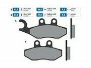 Bremsbelge Polini Sinter-Metall Piaggio / Gilera / Vespa