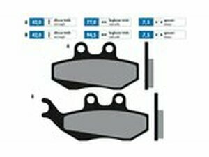 Bremsbelge Polini Original Piaggio (Grimeca)