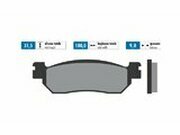 Bremsbelge Polini Original Yamaha Xmax