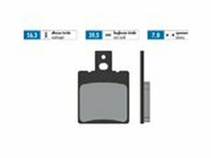 Bremsbelge Polini Original Simson 50