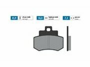 Bremsbelge Polini Original Grand Dink 250