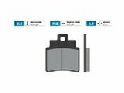 Bremsbelge Polini Original Sym GTS