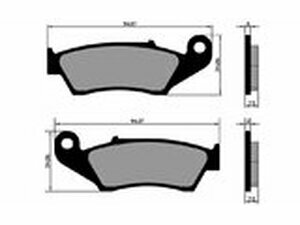 Bremsbelge Polini Original Fantic Caballero