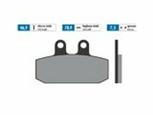 Bremsbelge Polini Sinter-Metall Honda Bali