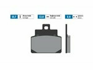 Bremsbelge Polini Sinter-Metall Aprilia Scarabeo 100