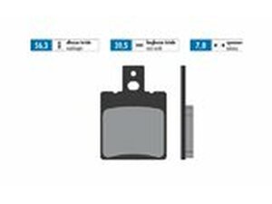 Bremsbelge Polini Sinter-Metall Simson 50