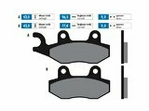 Bremsbelge Polini Sinter-Metall Kymco Agility