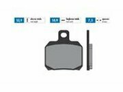 Bremsbelge Polini Original Peugeot Speedfight