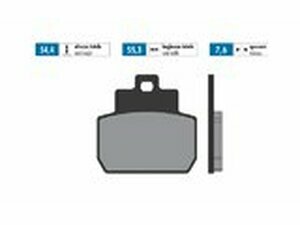 Bremsbelge Polini Original Piaggio MP3 125 2006 - 2008