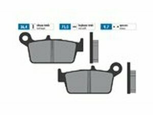 Bremsbelge Polini Original HM Dérapage 2006