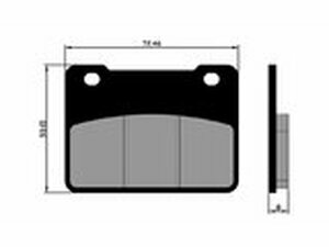 Bremsbelge Polini Original vorn Kymco Maxsym 400