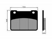 Bremsbelge Polini Original vorn Kymco Maxsym 400