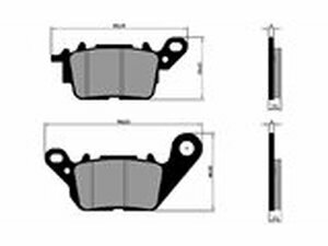 Bremsbelge Polini Original Yamaha Nmax 150