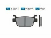 Bremsbel�ge Polini Sinter-Metall Honda Forza