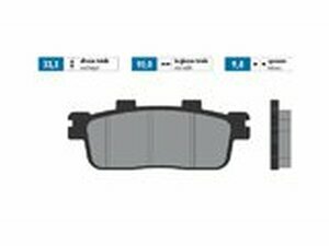 Bremsbelge Polini Sinter-Metall Kawasaki J300