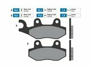 Bremsbelge Polini Sinter-Metall Peugeot Vivacity 125