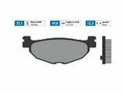 Bremsbelge Polini Sinter-Metall Yamaha Tmax