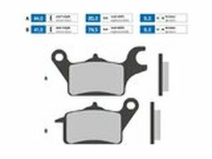 Bremsbelge vorne links Polini Original Yamaha Tricity
