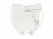 Startnummerntafel vorn Polisport transparent KTM SX /...