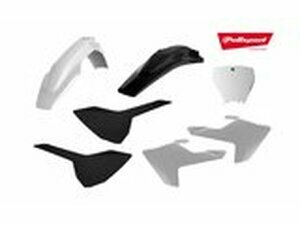 Verkleidungskit Polisport wei / schwarz Husqvarna TC / FC