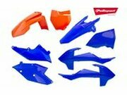 Verkleidungskit Polisport orange / blau KTM SX / SX-F