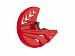 Bremsscheibenschutz + Gabelfuschutz Polisport rot Honda...