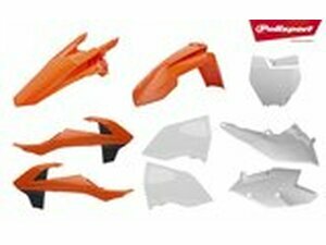 Verkleidungskit Polisport Originalfarbe (2018) orange /...