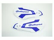 Ersatzschalen Handprotektoren Polisport MX Flow wei / blau