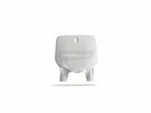 Startnummerntafel vorn Polisport KX 125-250 96-02 wei