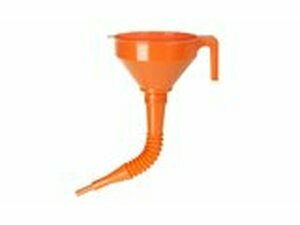 Trichter Pressol orange mit flexiblem Ausguss 160mm