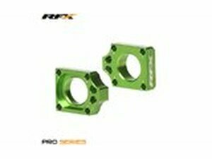 Kettenspanner / Achsblcke RFX Pro grn KX / KXF