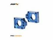 Kettenspanner / Achsblcke RFX Pro blau YZ / YZF bis 2008