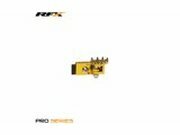 Spitze / Endstck Bremspedal RFX Pro klappbar CNC gelb