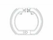Bremsbacken vorn RMS Vespa Rally 180 - 200cc...