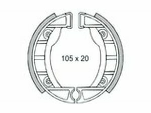 Bremsbacken 105x20mm RMS Piaggio Ciao