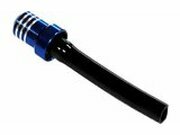 Entlftungsschlauch Scar Alu Kappe blau