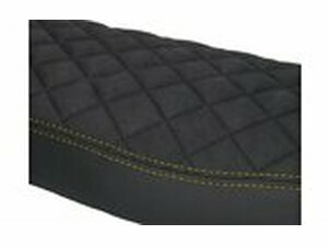 Sitzbezug Schmitt schwarz / gelb Simson S51