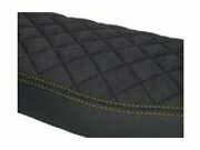 Sitzbezug Schmitt schwarz / gelb Simson S51