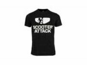 T-Shirt Scooter-Attack schwarz M