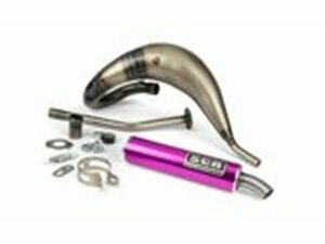 Auspuff SCR Corse Handmade Cross 50-70 Derbi lila