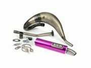 Auspuff SCR Corse Handmade Cross 50-70 Derbi lila