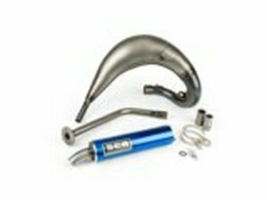 Auspuff SCR Corse Handmade Cross 50-70 Rieju MRT blau