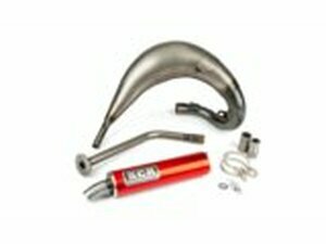 Auspuff SCR Corse Handmade Cross 50-70 Rieju MRT rot