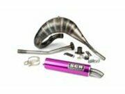 Auspuff SCR Corse Racing Line Cross 70-80 Derbi lila