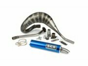 Auspuff SCR Corse Racing Line Cross 70-80 Beta RR blau