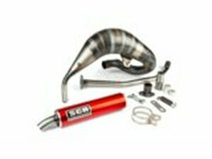 Auspuff SCR Corse Racing Line Cross 70-80 Rieju MRT rot