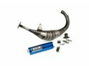 Auspuff SCR Corse Racing Line 70-80 Derbi blau