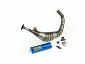 Auspuff SCR Corse Racing Line 80-90 Derbi blau